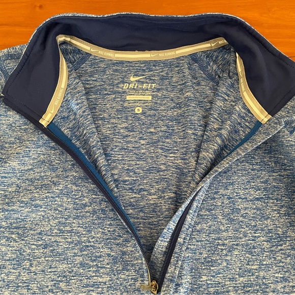 Nike Running Long Sleeve Heather Blue Dry Fit Quarter-Zip (Women’s Small) - Picture 7 of 8
